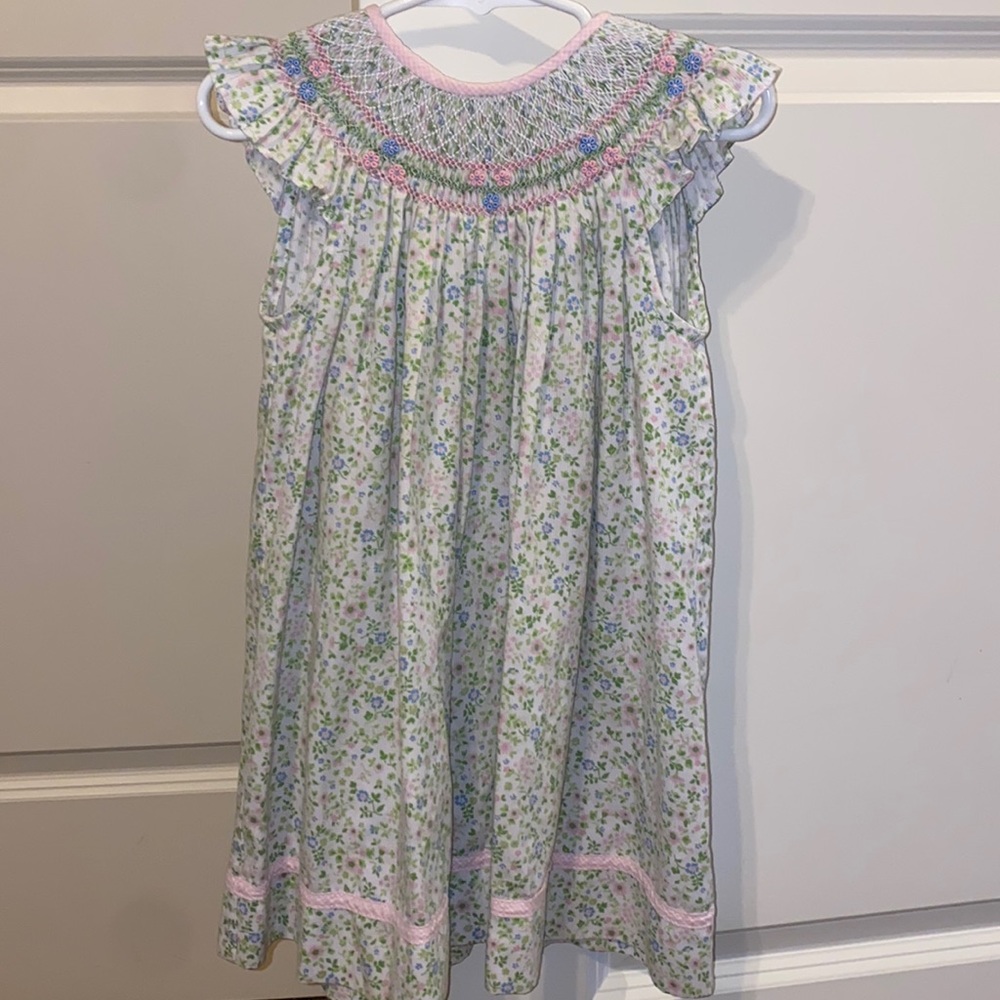 Floral smocked dress